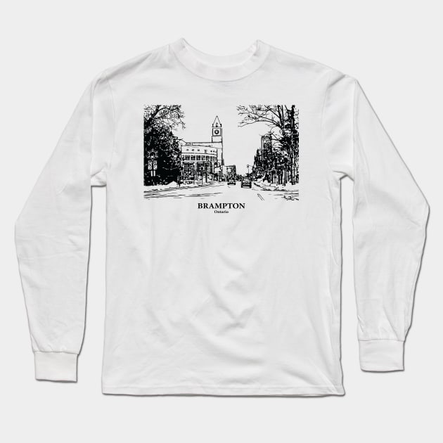 Brampton - Ontario Long Sleeve T-Shirt by Lakeric